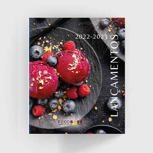 Imagem capa folder Lançamentos Foodbase 2022-2023