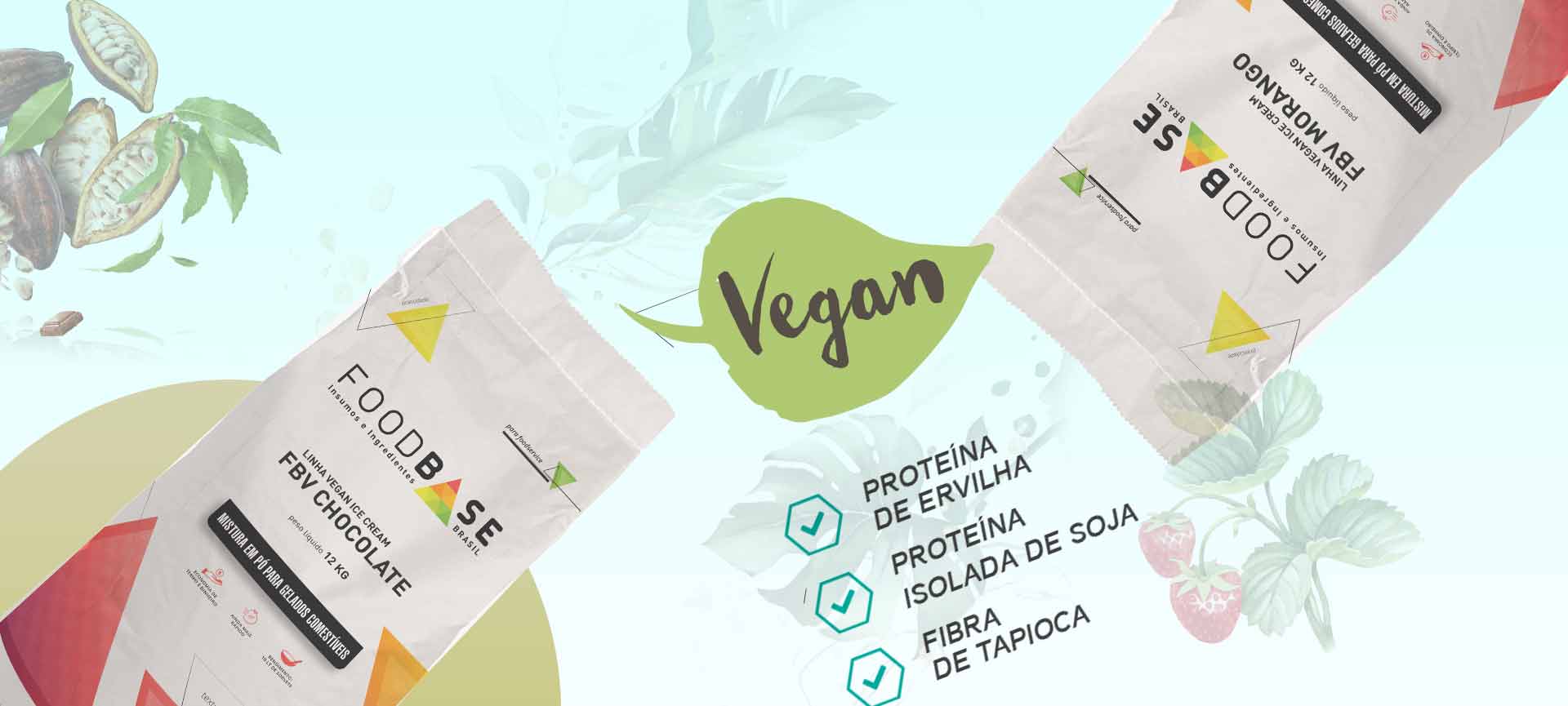 Foodbase - Bases para sorvetes e picolés veganos com proteínas vegetais