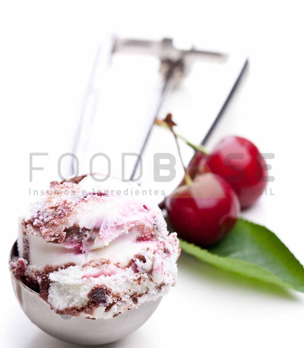 Receita para sorveterias: Sorvete de Yogurt italiano com Amarena