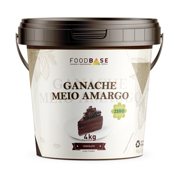 Ganache Meio Amargo Zero 4kg