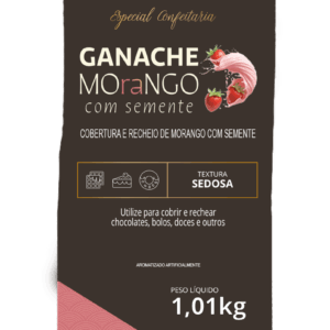 Ganache de Morango com Semente (Bisnaga)