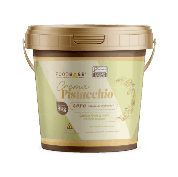 Crema Pistacchio Zero Açúcares Adicionados